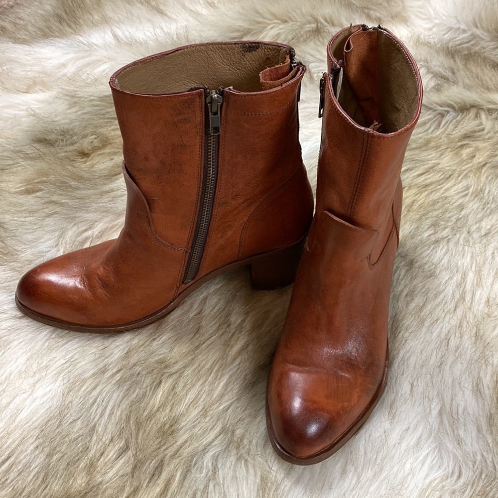 Dolce Vita Leather Ankle Boots, Size 10 - Picture 12 of 14